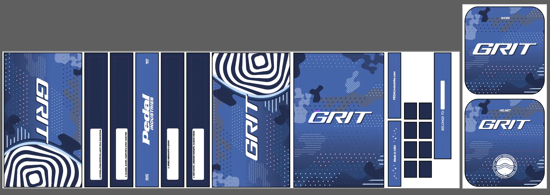 Grit USA 2022 RACEDAY BAG™ Blue