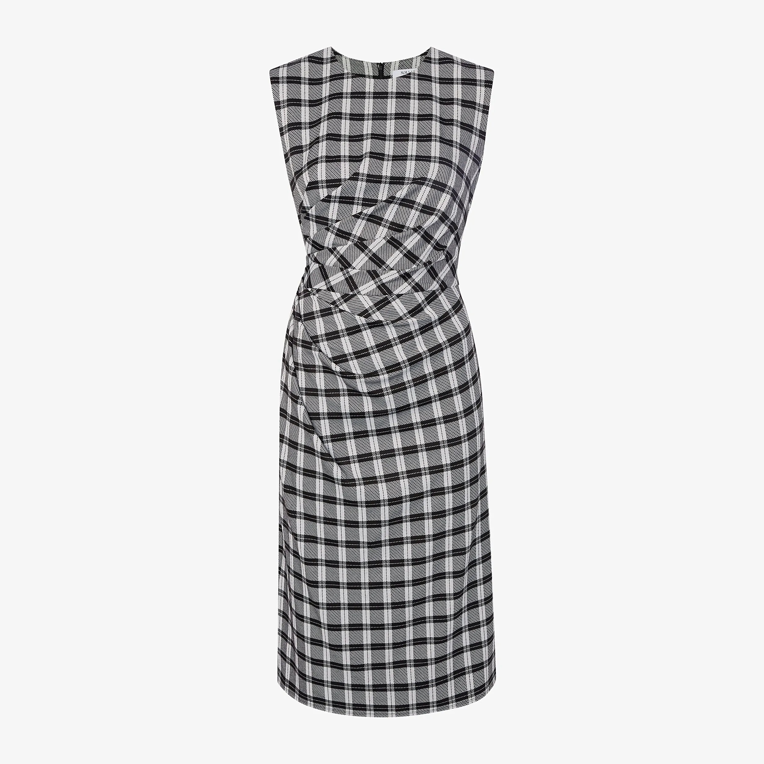 Jeannine Dress - Knit Suiting :: Checkmate