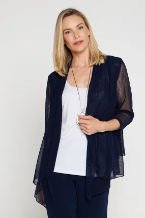 Kataleya Mesh Jacket - Dark Navy