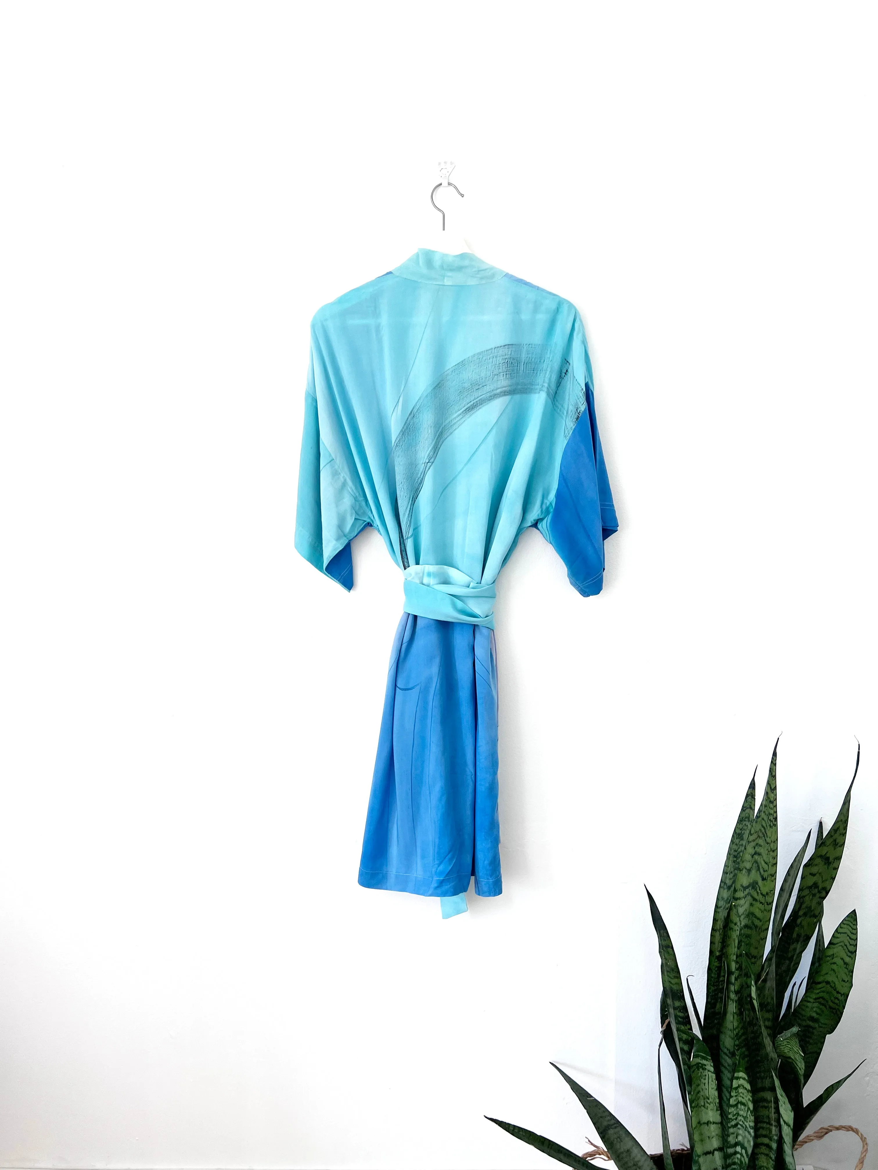 Kimono Robe | Ocean Blue