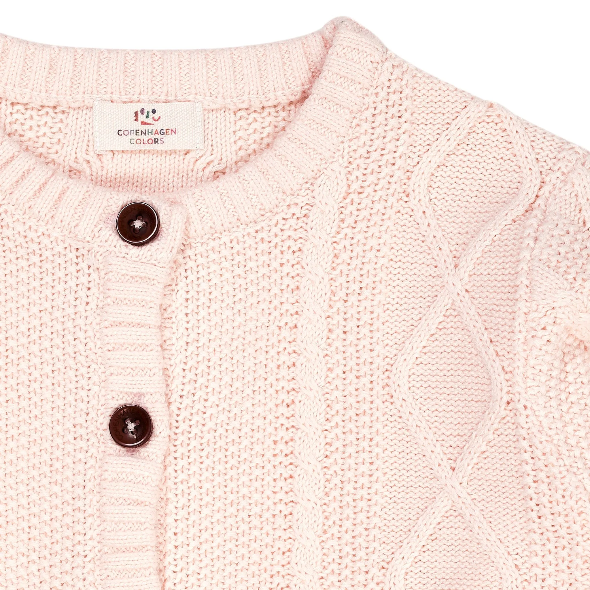 KNITTED CARDIGAN - SOFT PINK