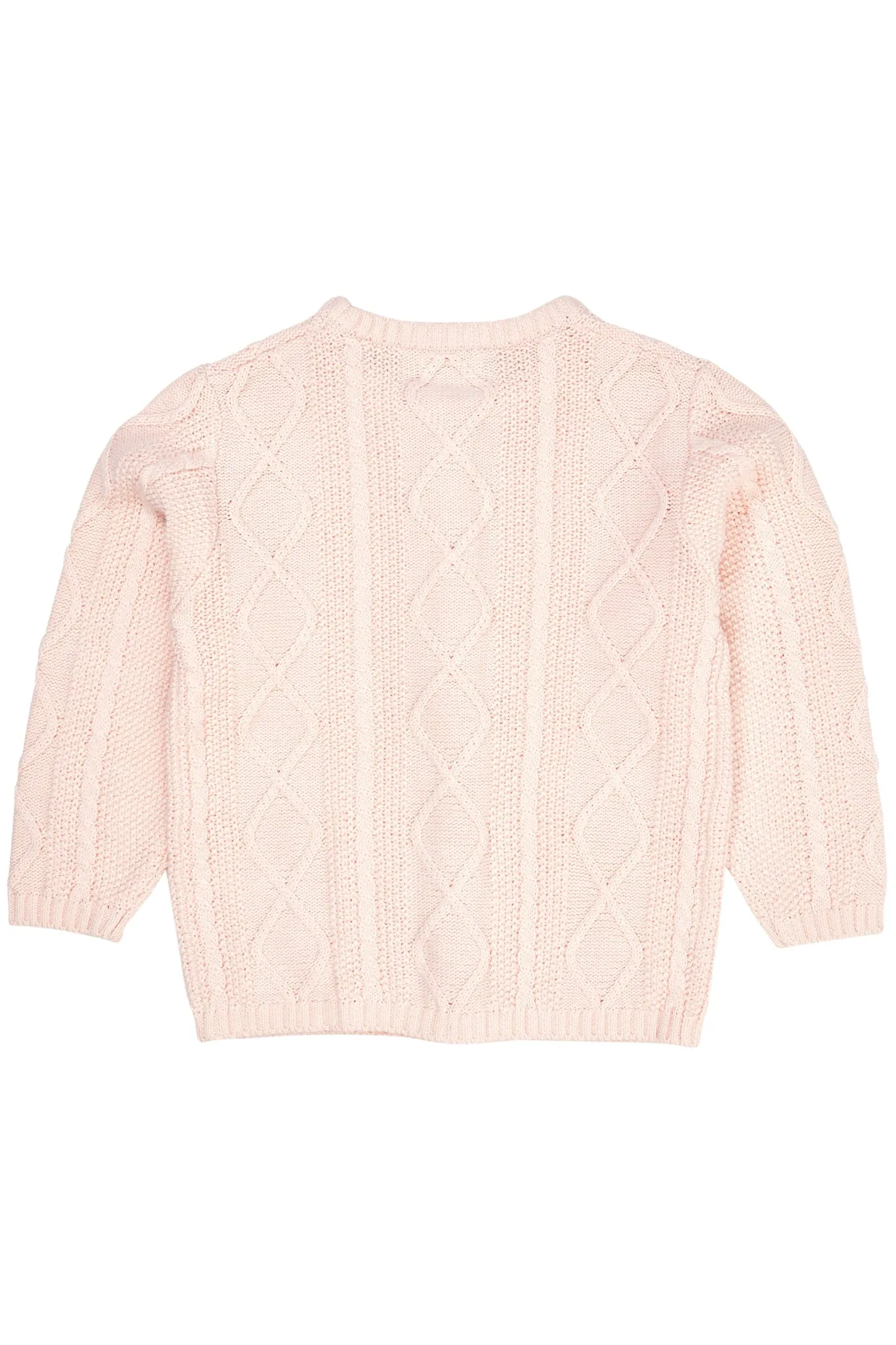 KNITTED CARDIGAN - SOFT PINK