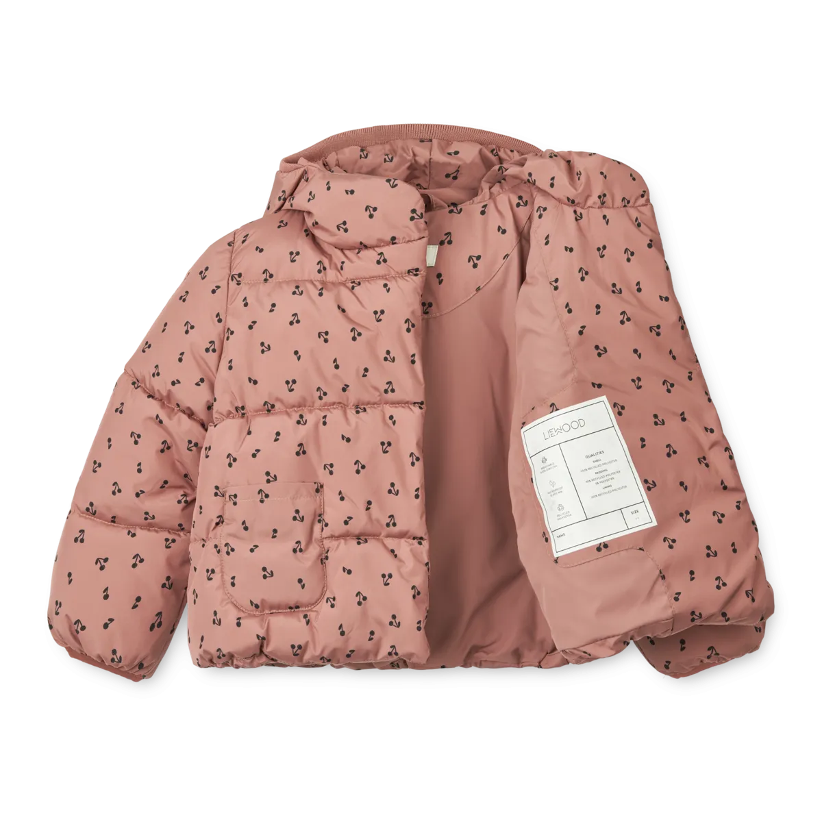 Liewood Giovanna Jacket | Cherries /Dark rosetta