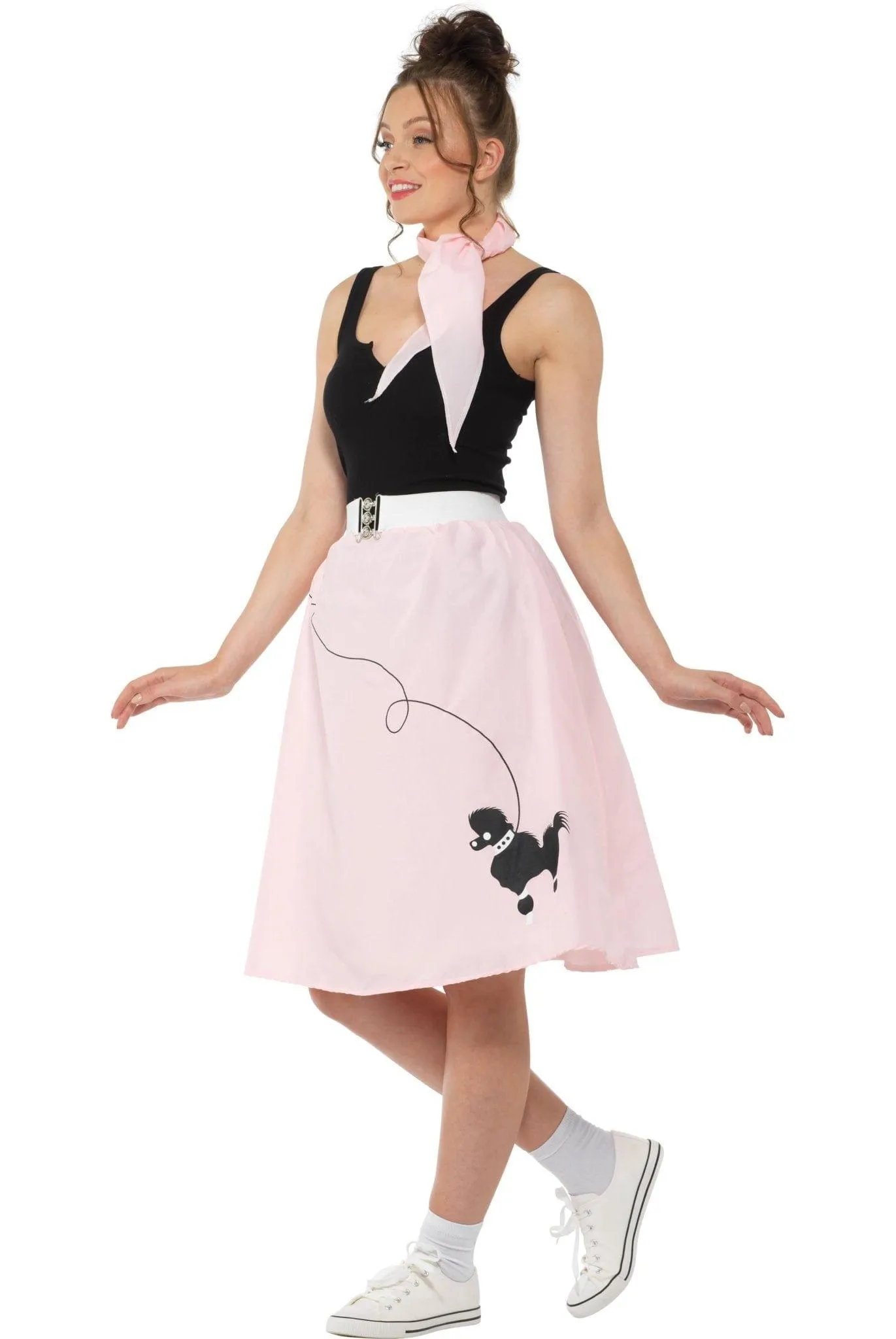 Light Pink Poodle Skirt and Necktie - Buy Online Only