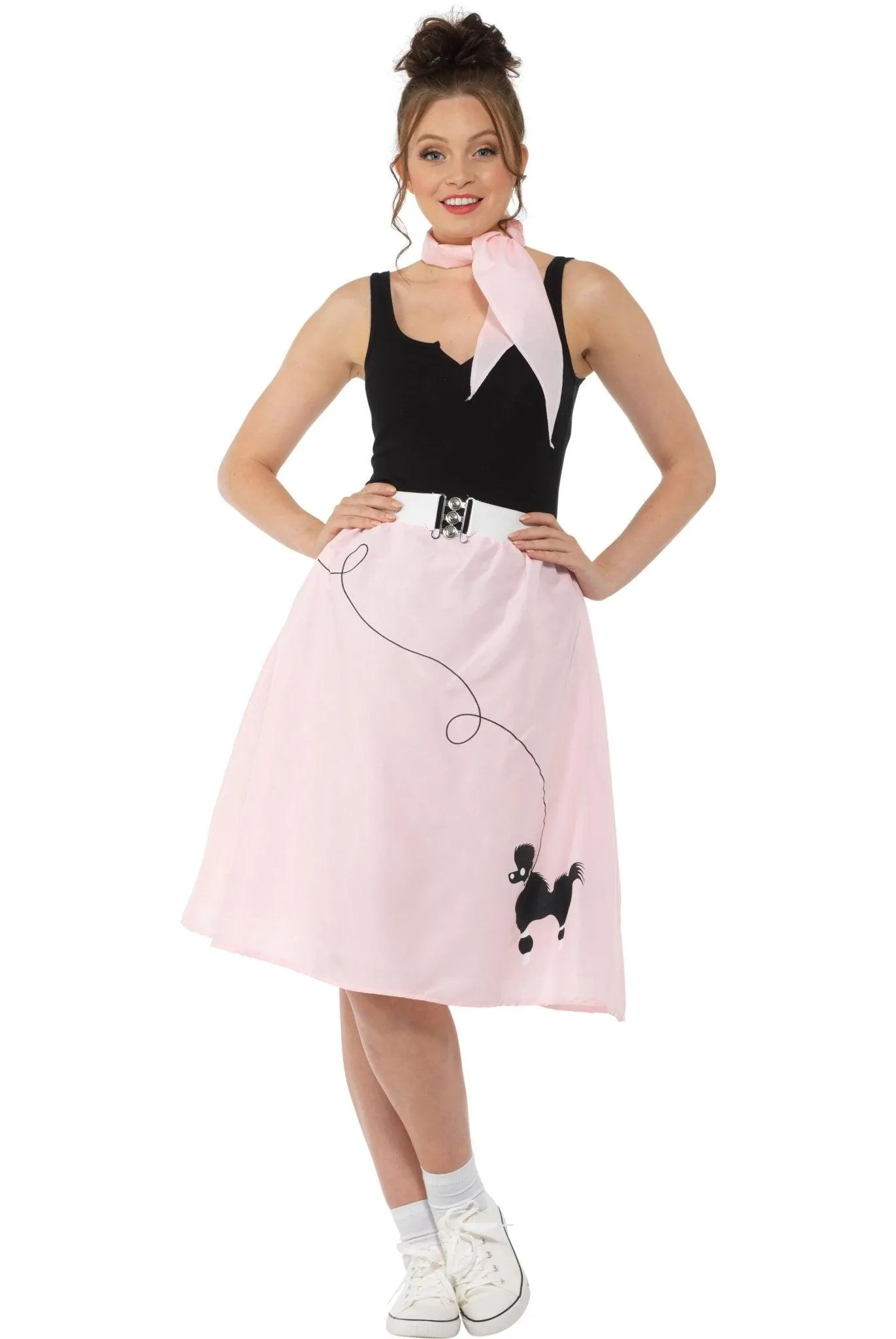 Light Pink Poodle Skirt and Necktie - Buy Online Only