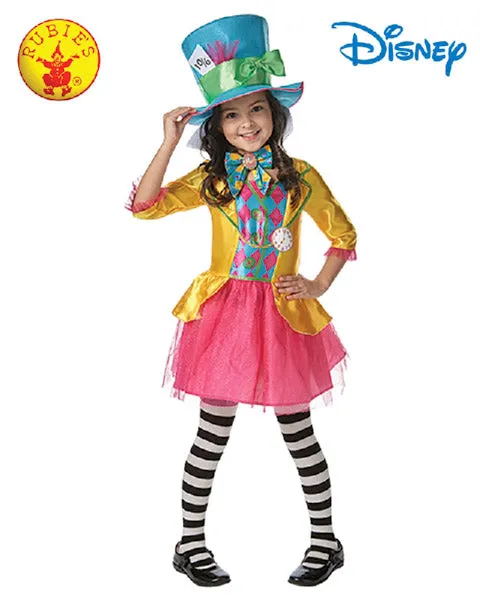 MAD HATTER GIRLS DELUXE COSTUME (LARGE POLYBAG), CHILD