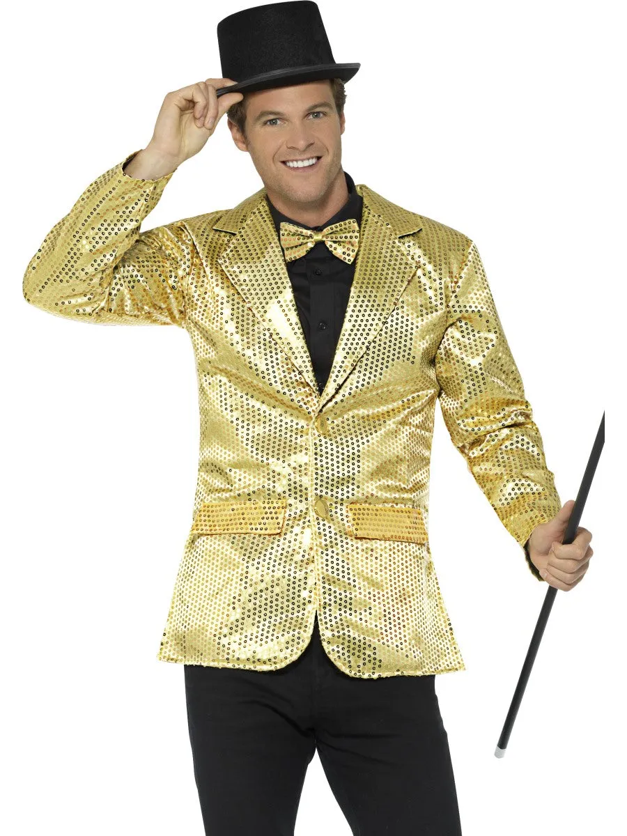 Mens Costume - Gold Sequin Jacket