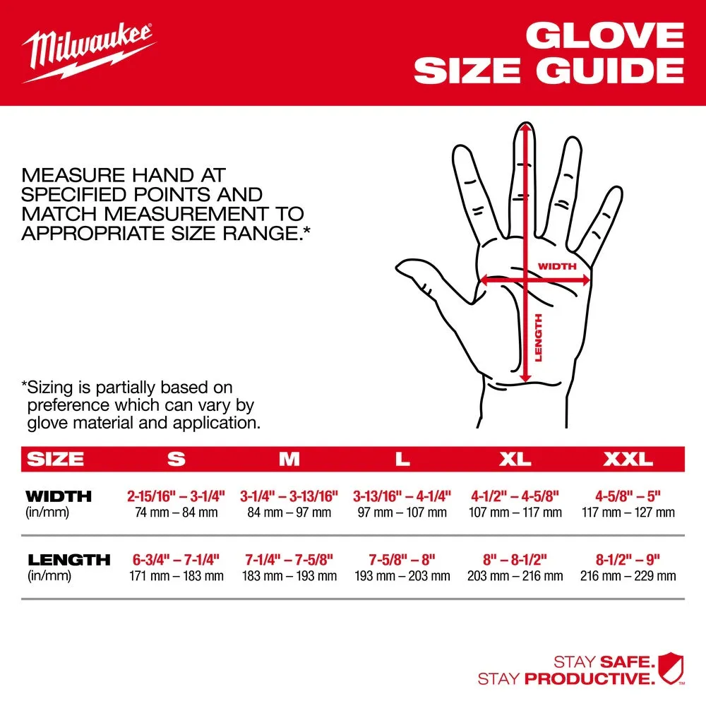 Milwaukee 48-73-7010 Cut Level 7 High-Dexterity Nitrile Dipped Gloves - S