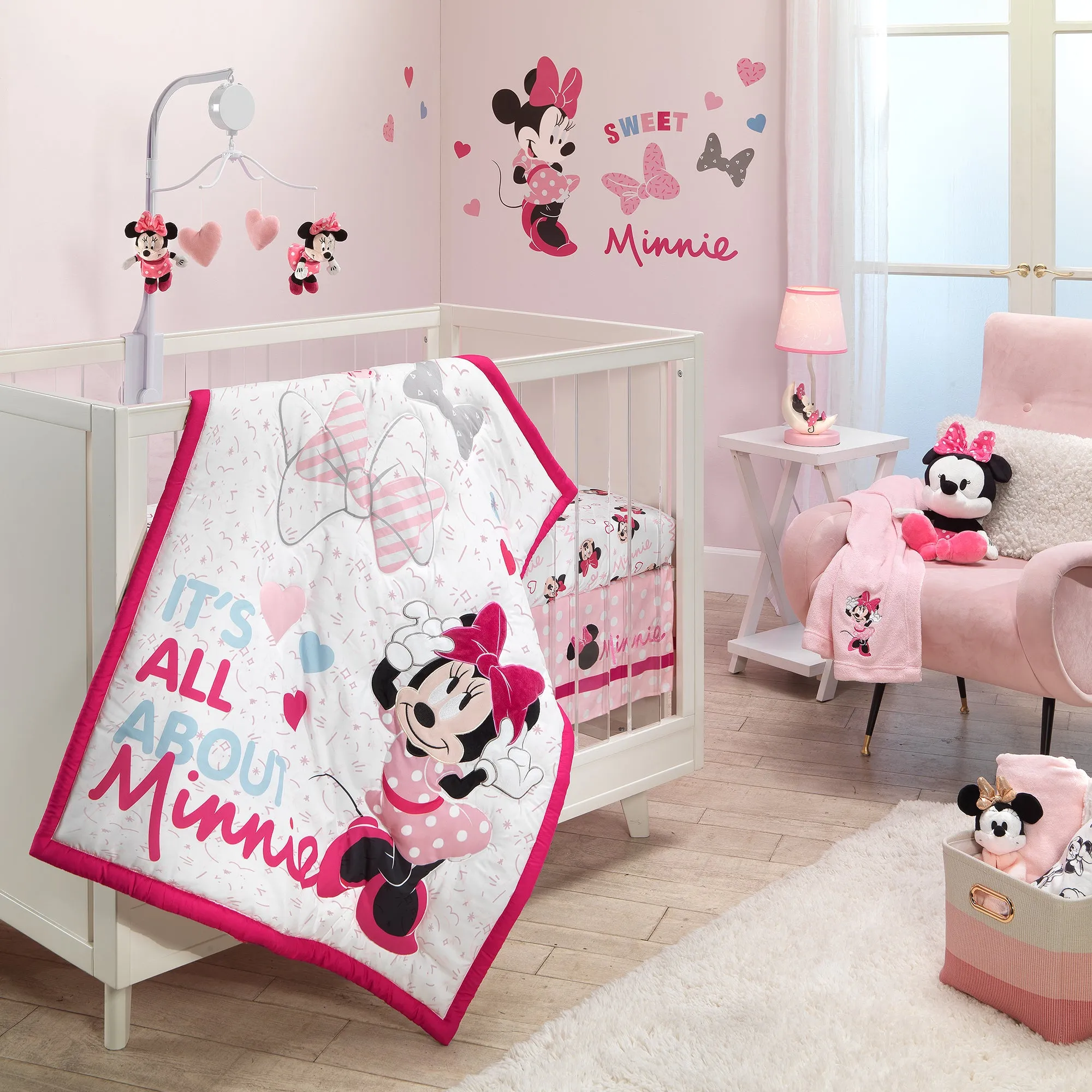 Minnie Mouse Love Baby Blanket