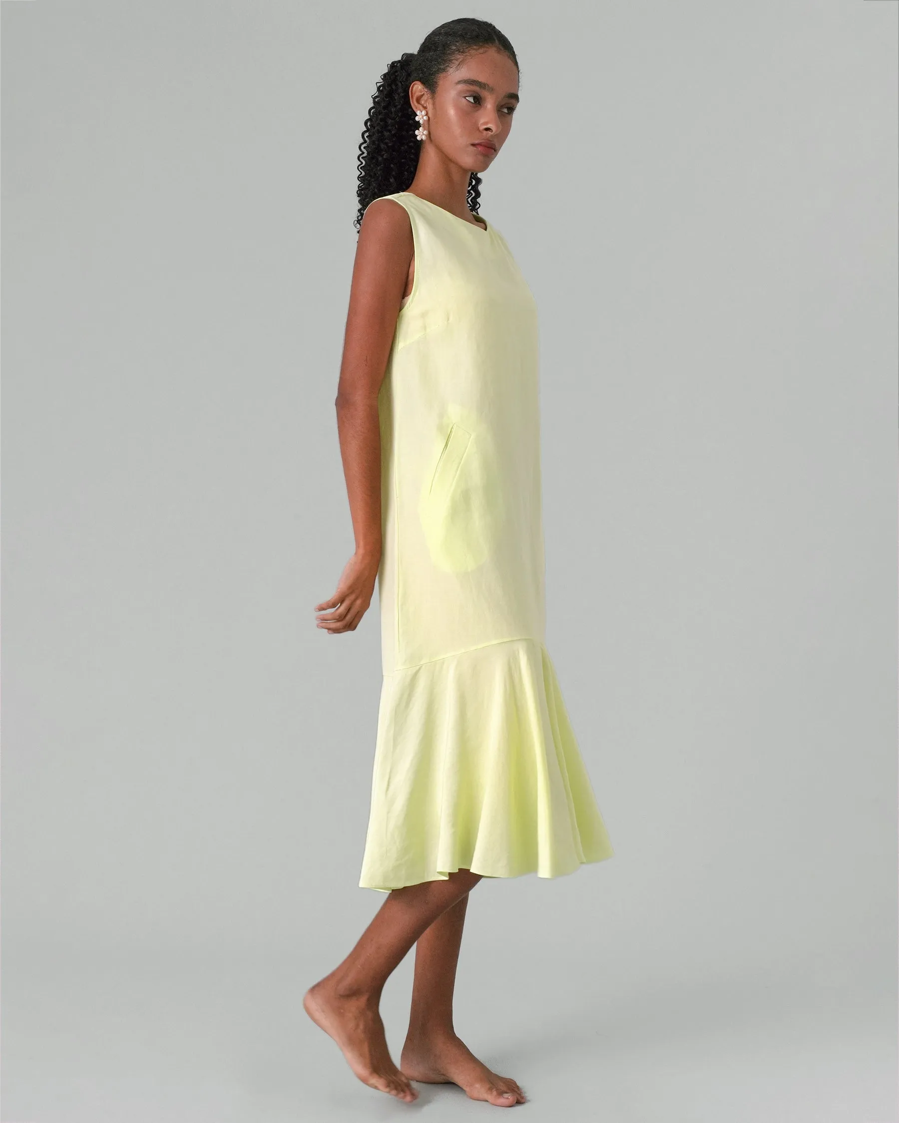 Mium Linen Maxi Dress