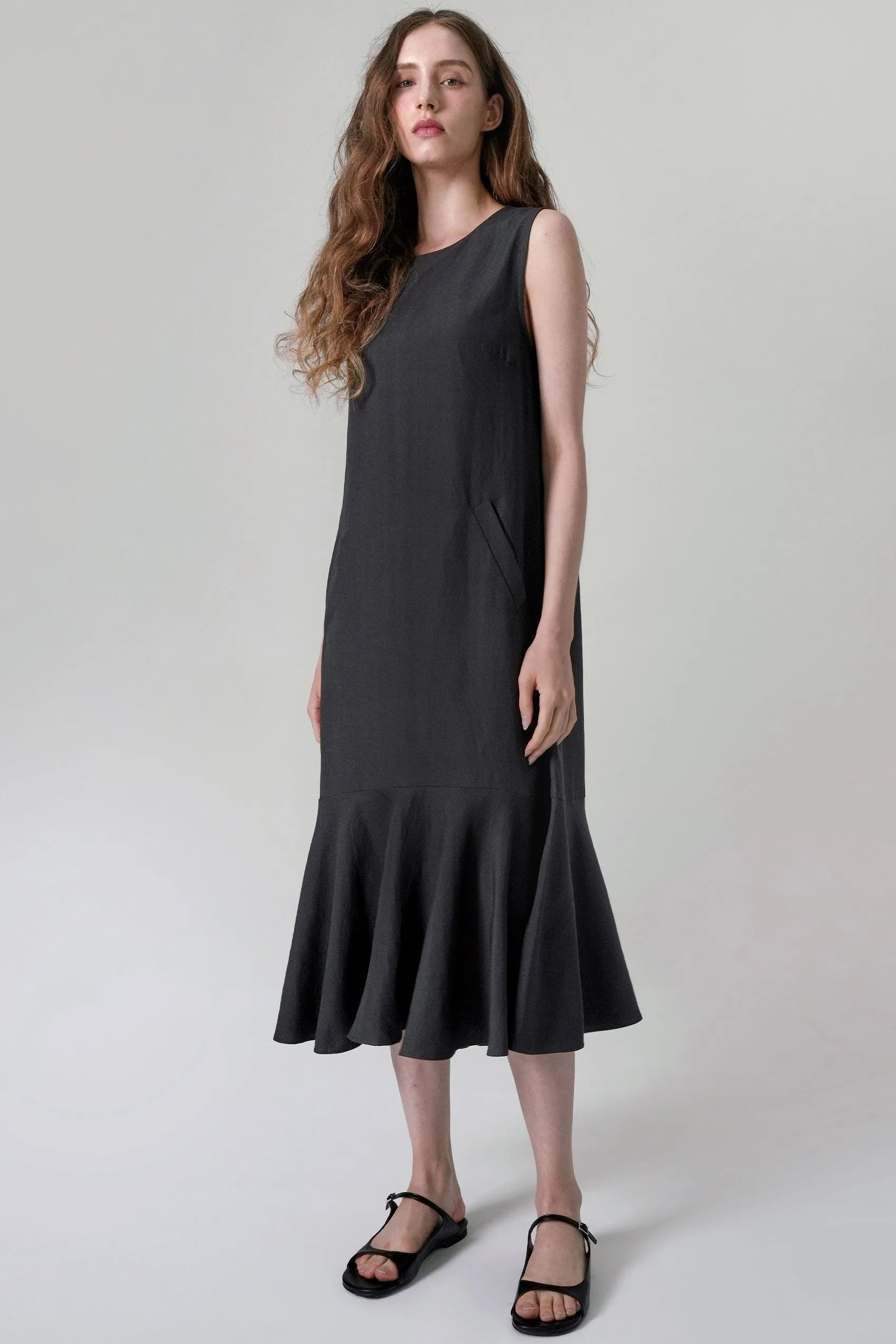 Mium Linen Maxi Dress