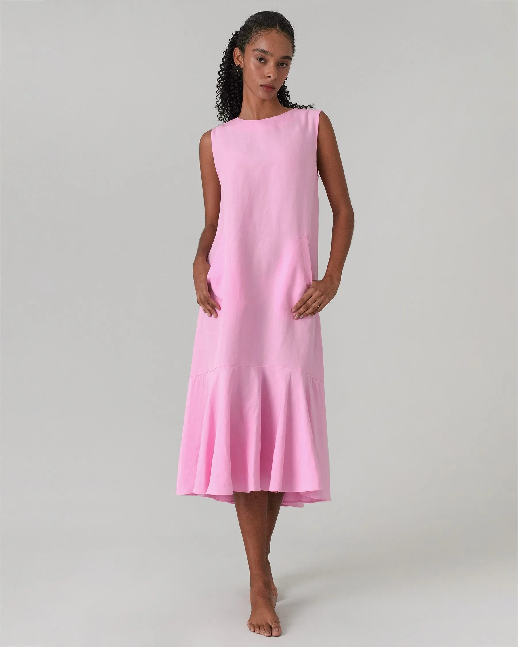 Mium Linen Maxi Dress