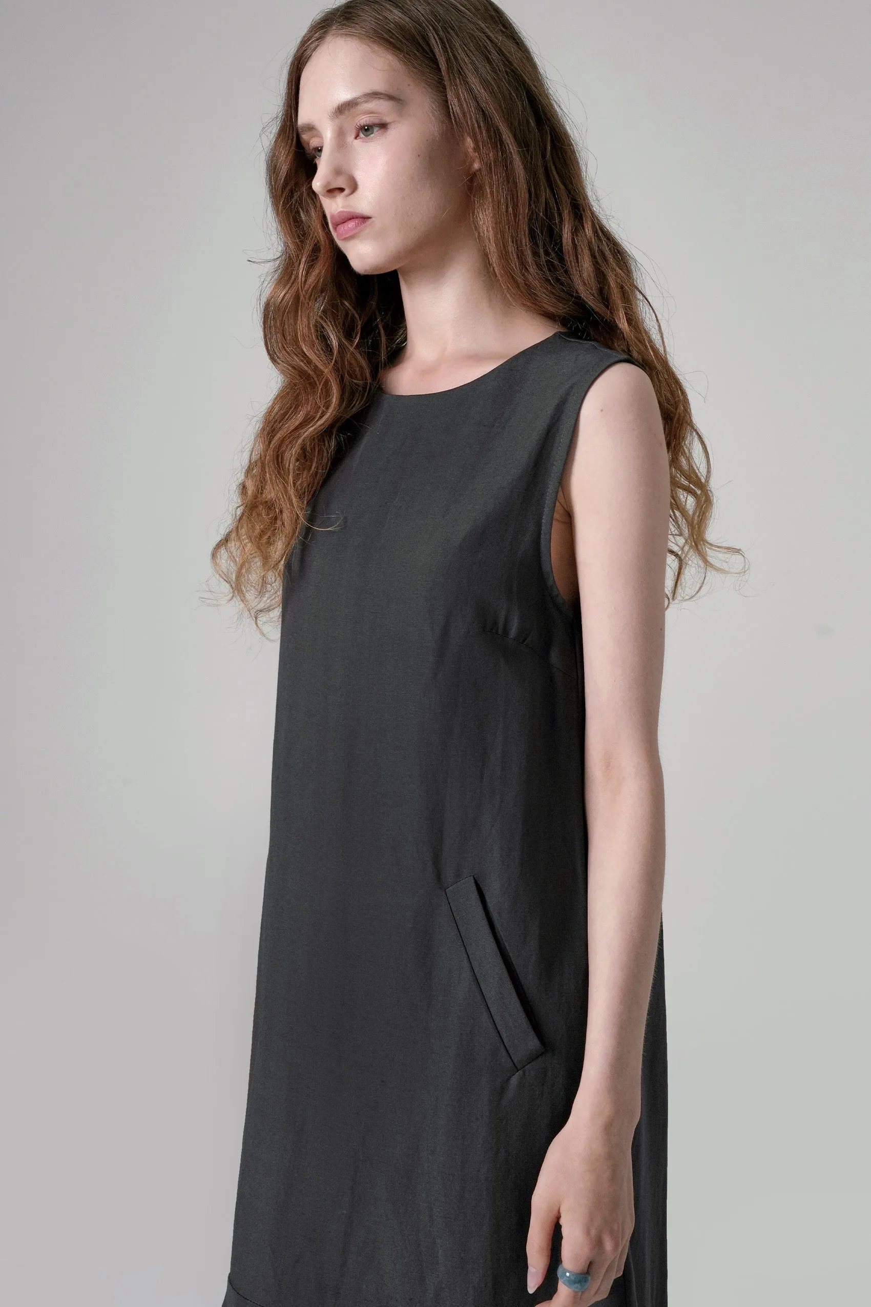 Mium Linen Maxi Dress