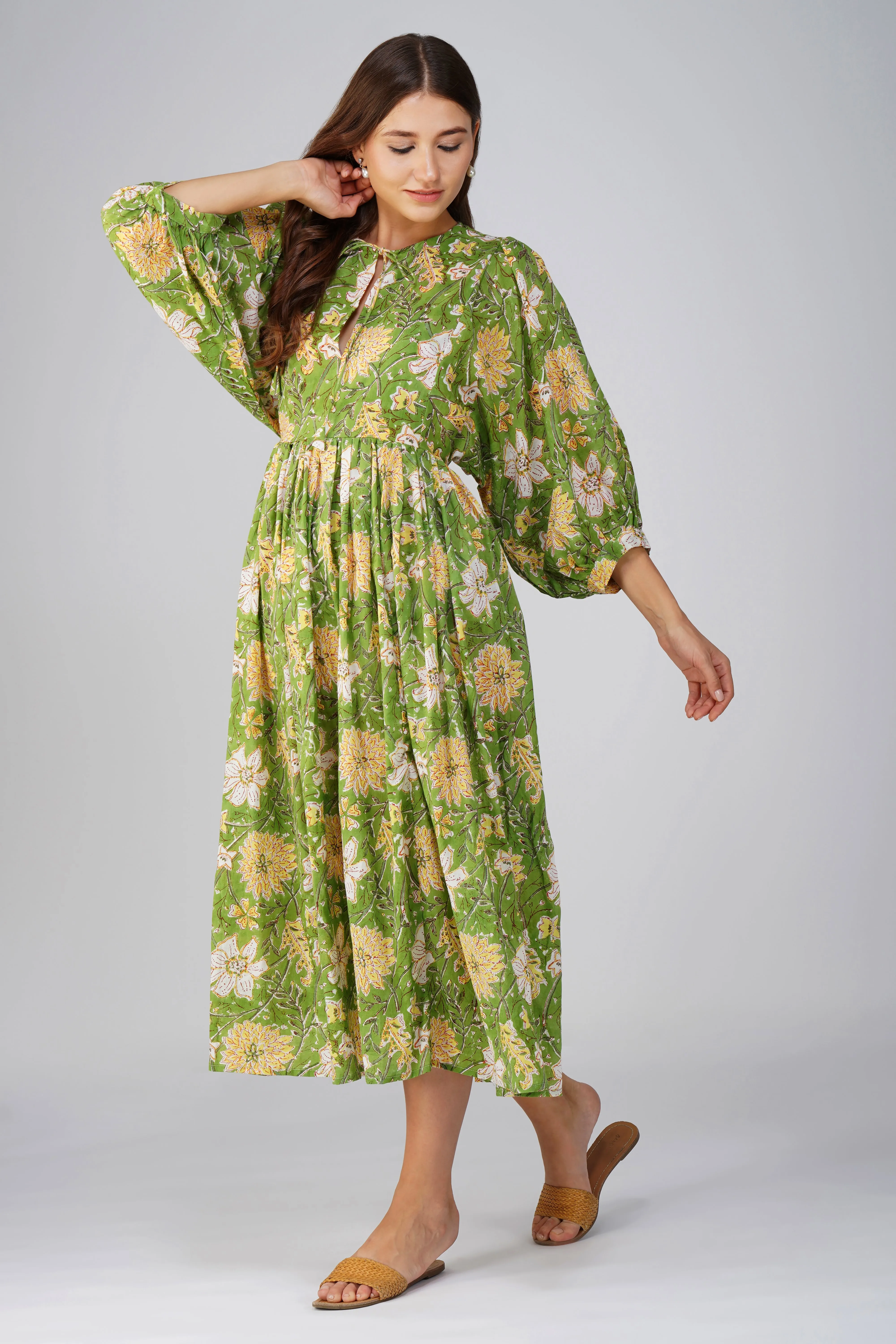 Natsumi Maxi Dress - Green