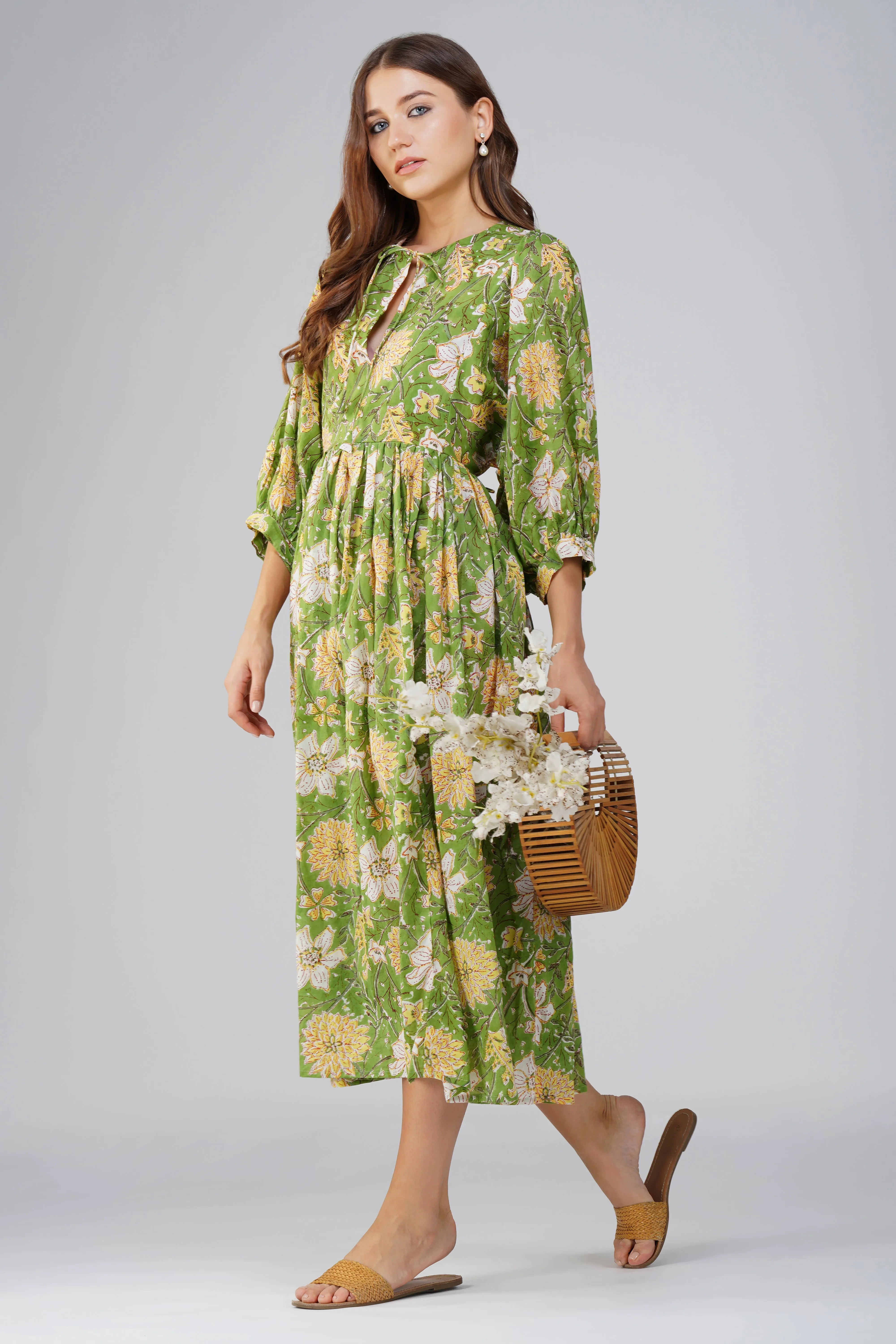 Natsumi Maxi Dress - Green