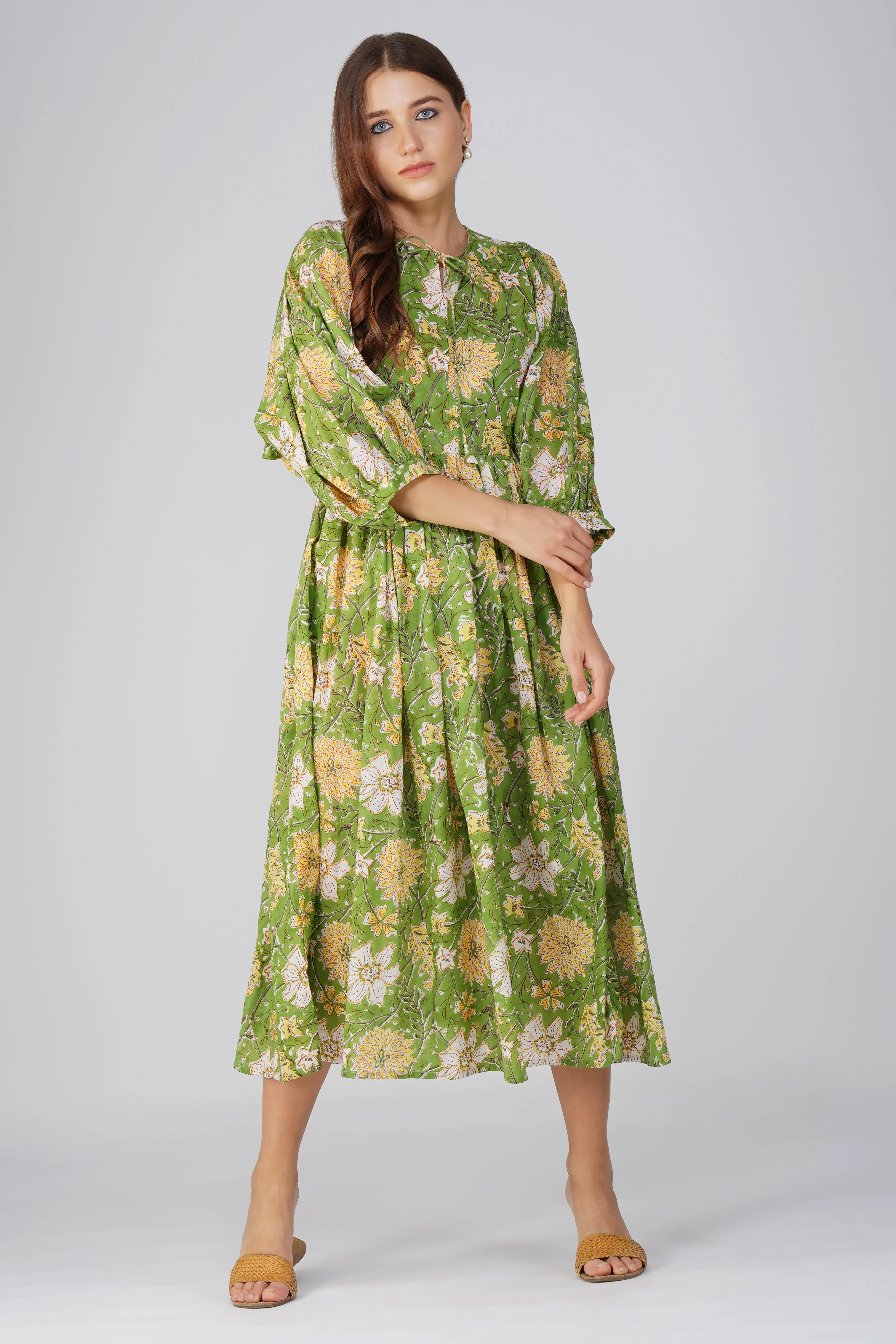 Natsumi Maxi Dress - Green