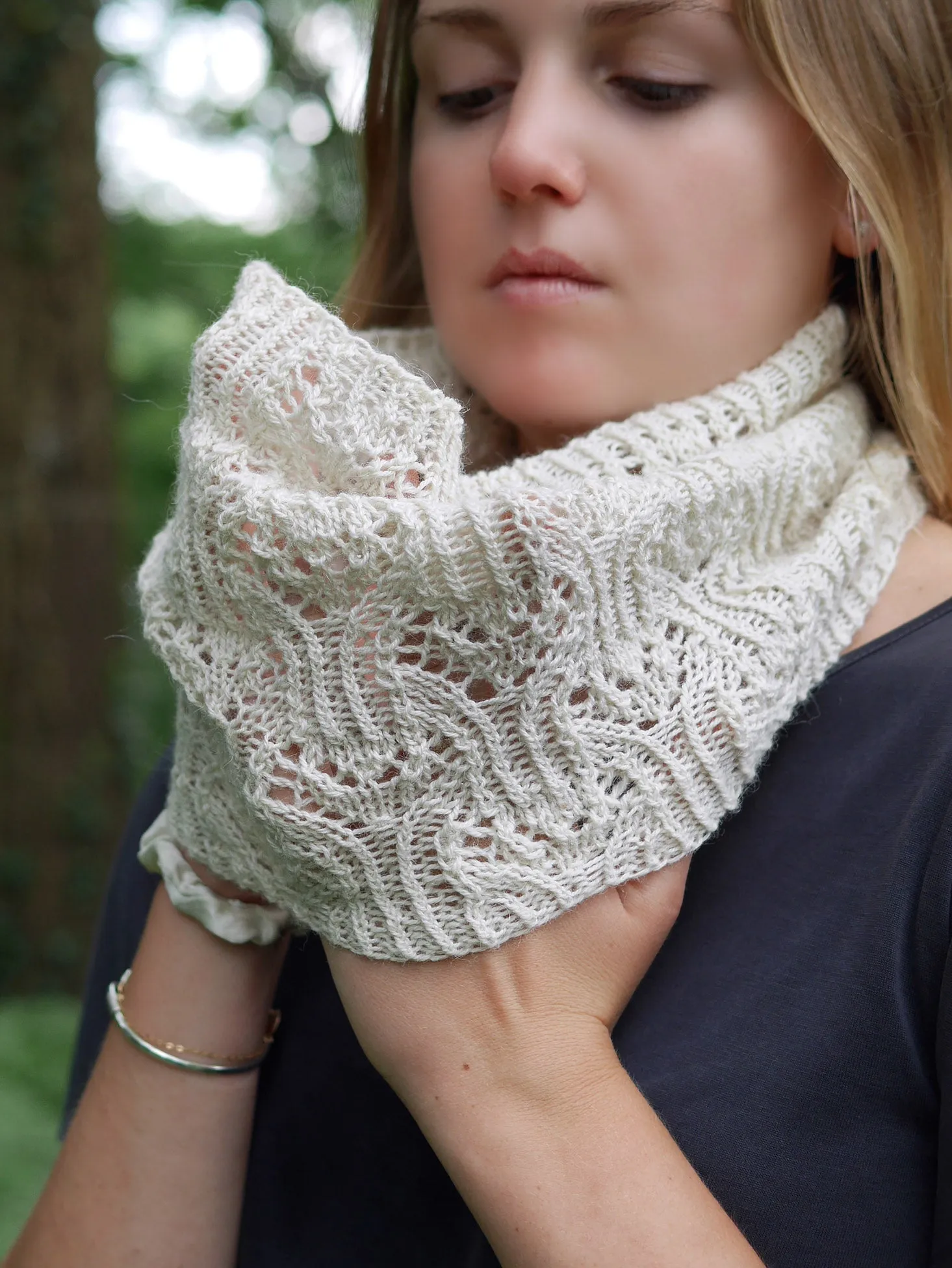 Nemes Scarf, Stole, or Cowl <br/><small>knitting pattern</small>