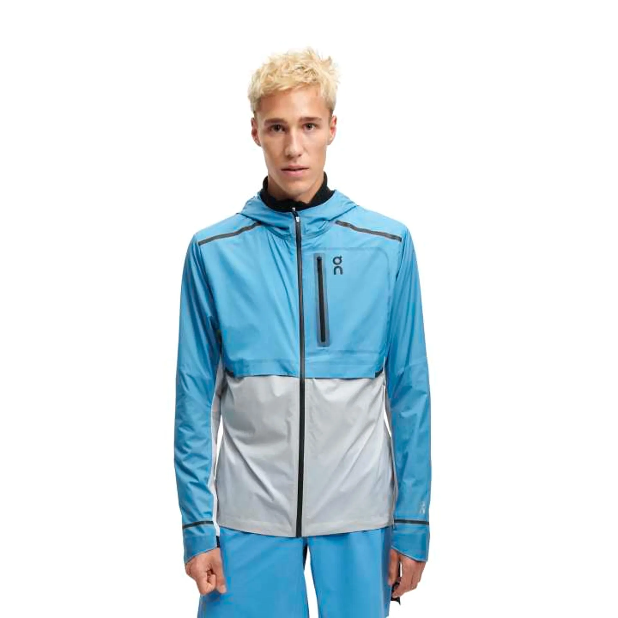 ON RUNNING MENS WEATHER JACKET ATHLETIC FIT