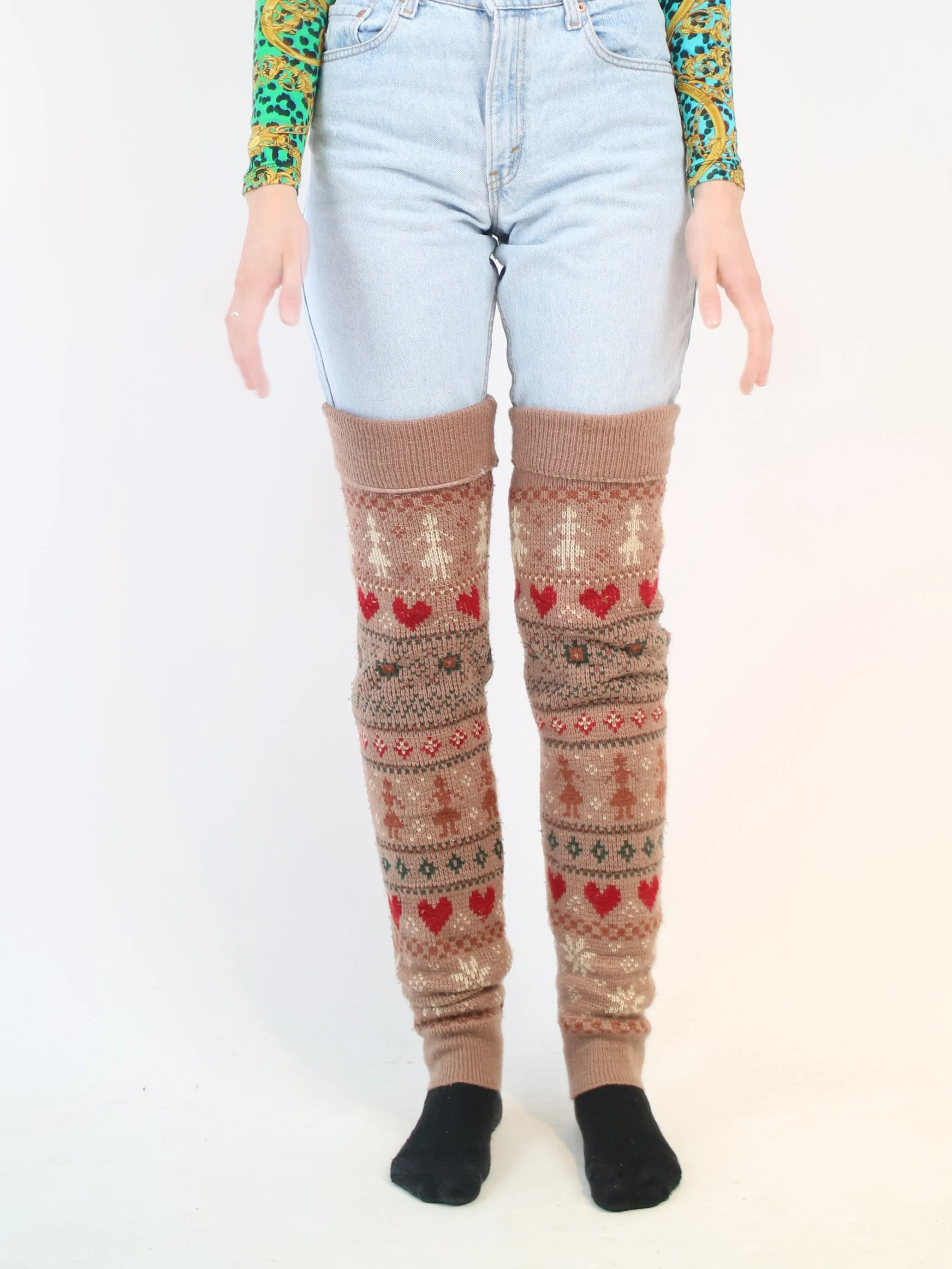 Original 70s/80s leg warmers - extra long!