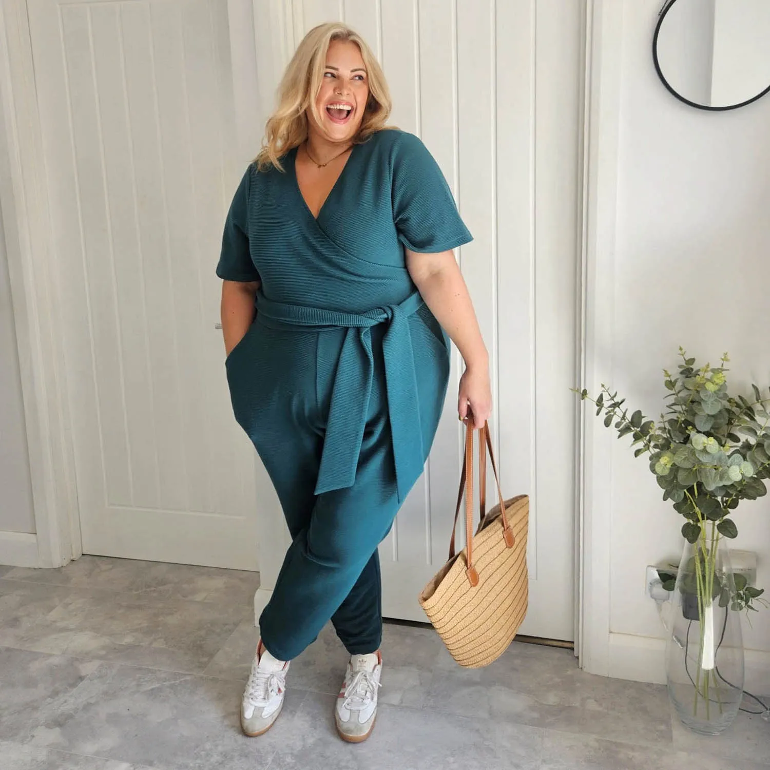 Ottoman Wrap Jumpsuit