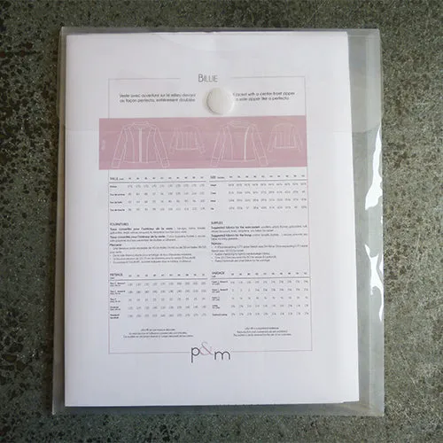 P&M Patterns : Billie Jacket