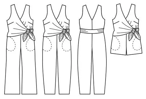 Papercut (Updated), Sierra Jumpsuit Paper Pattern