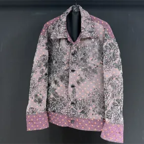 Pink Floral Polka Dot Jacket