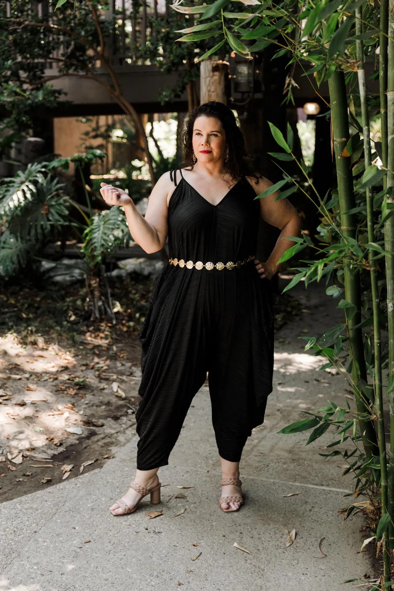 Poiret Jumpsuit in "Black Slink"