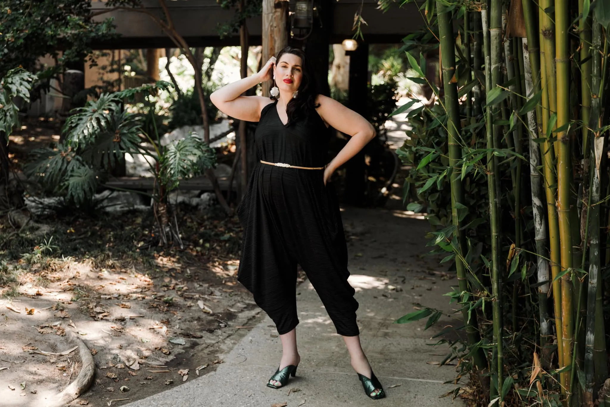 Poiret Jumpsuit in "Black Slink"