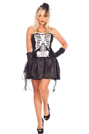 Premium Halloween Vampire Skull Costume for Women