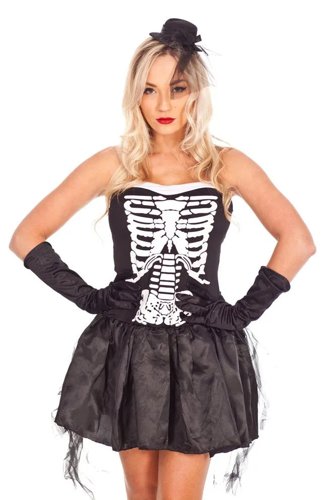 Premium Halloween Vampire Skull Costume for Women