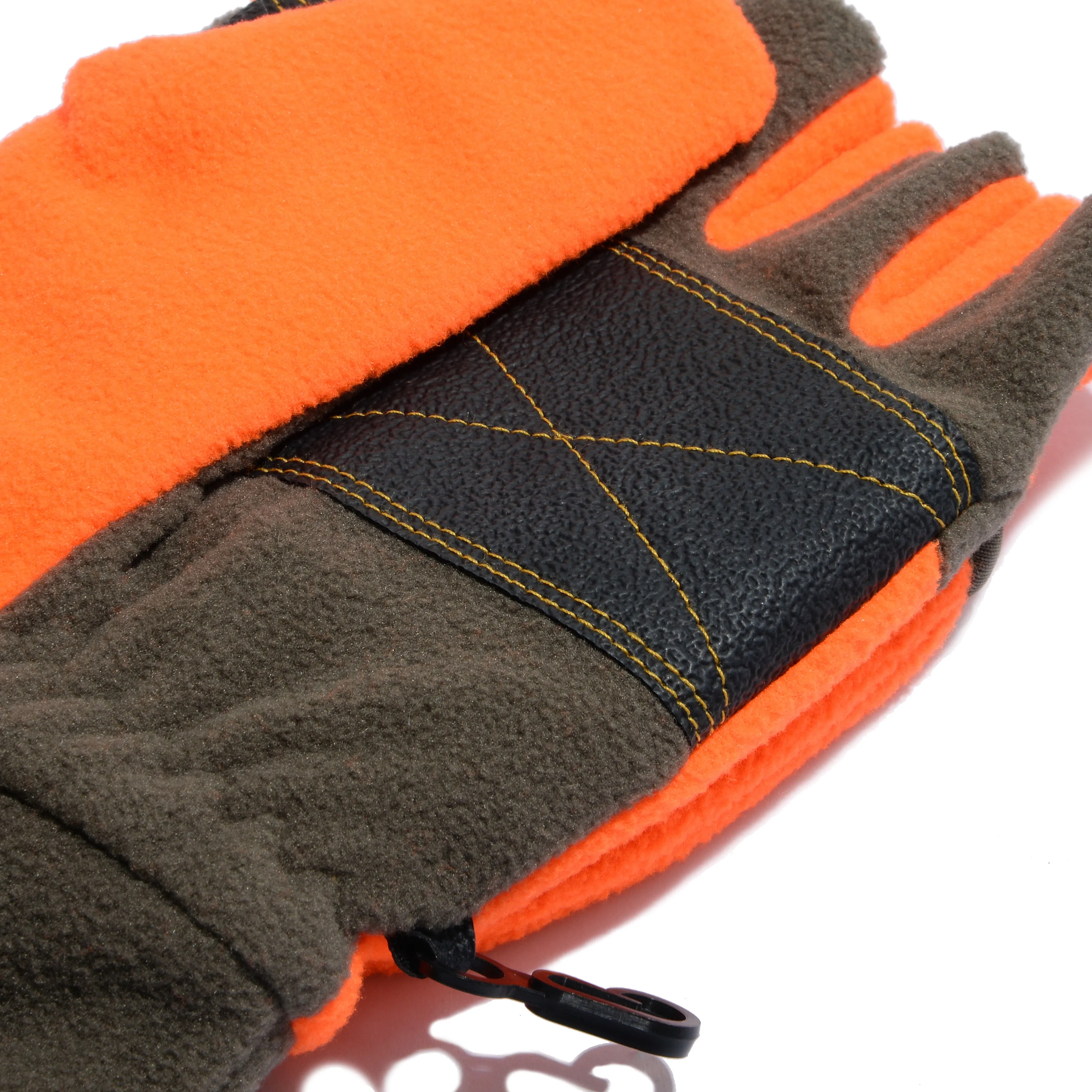 "Bulls-eye" Pop-Top Mitten - Blaze Orange