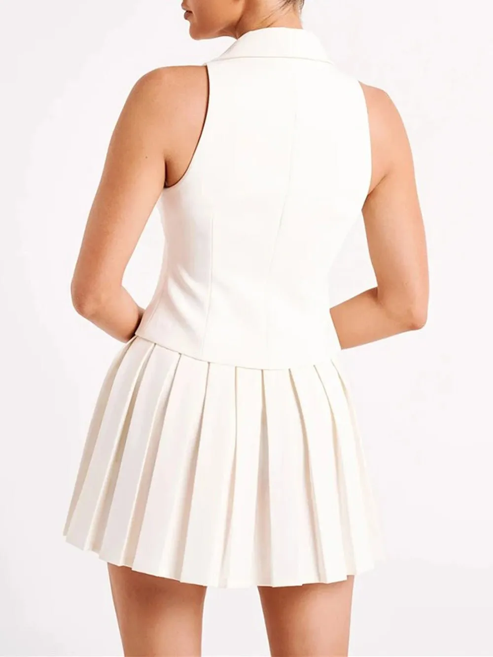 Rachael Sleeveless Top & Skirt Set