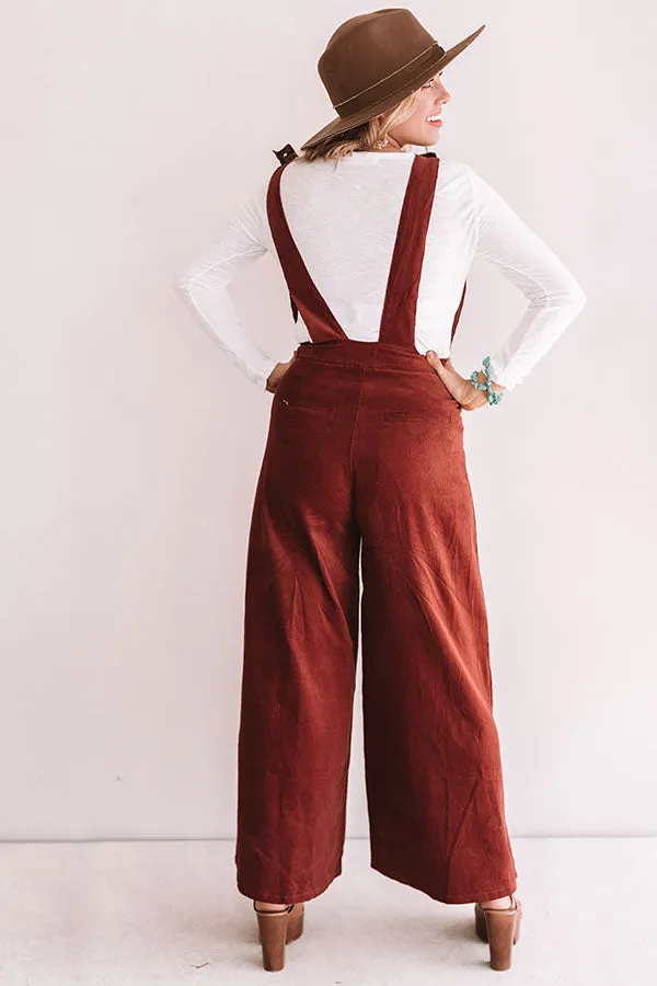 Sangrias In San Francisco Corduroy Jumpsuit