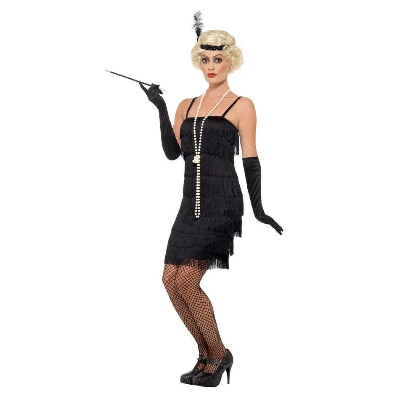 Short Black Flapper