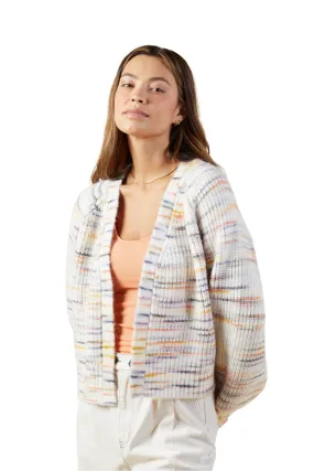 Space Dye Sweater Cardigan Fruity Pebbles