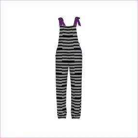 Striped Women's Bow Jumpsuit