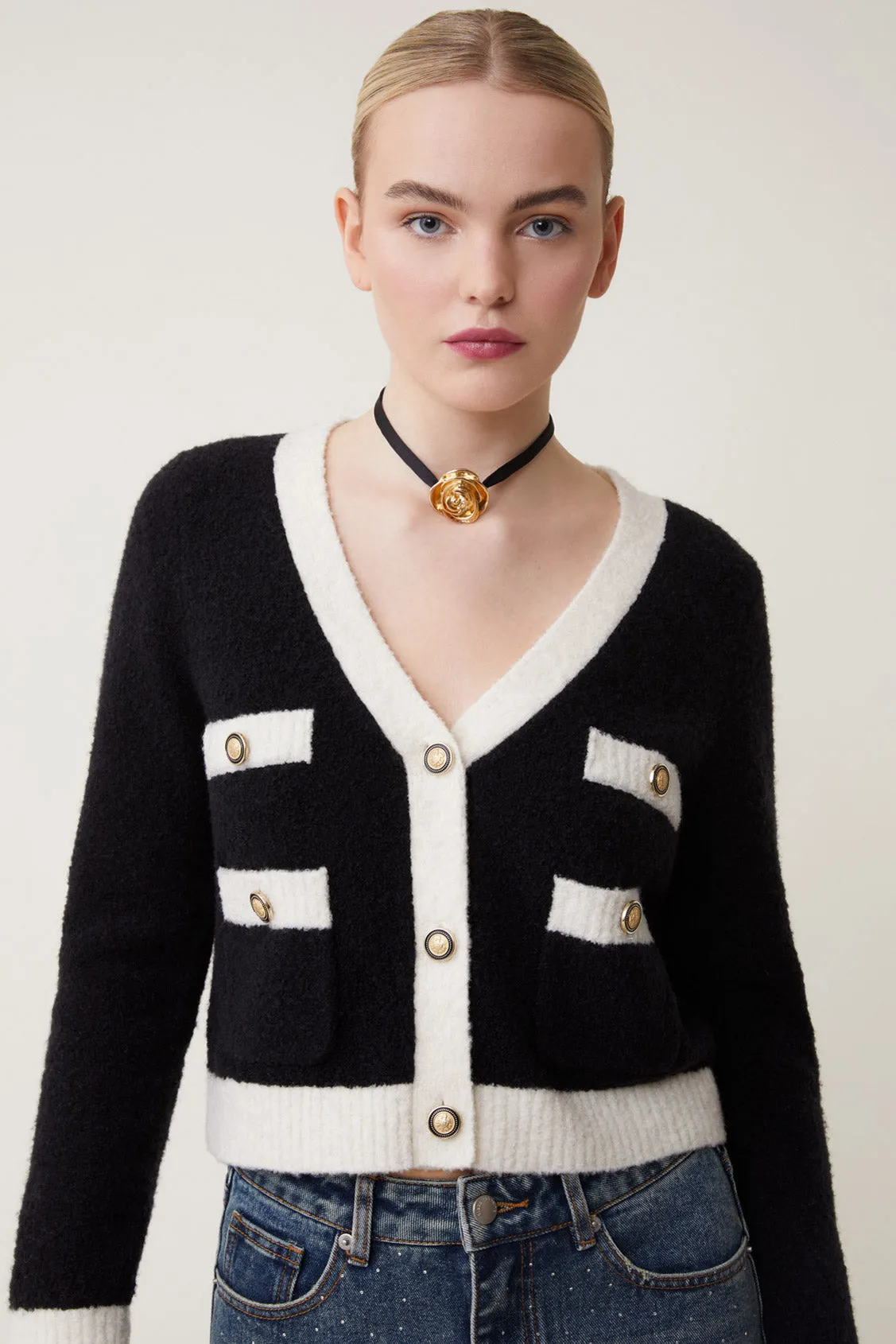 Suncoo Black Gabili Cardigan