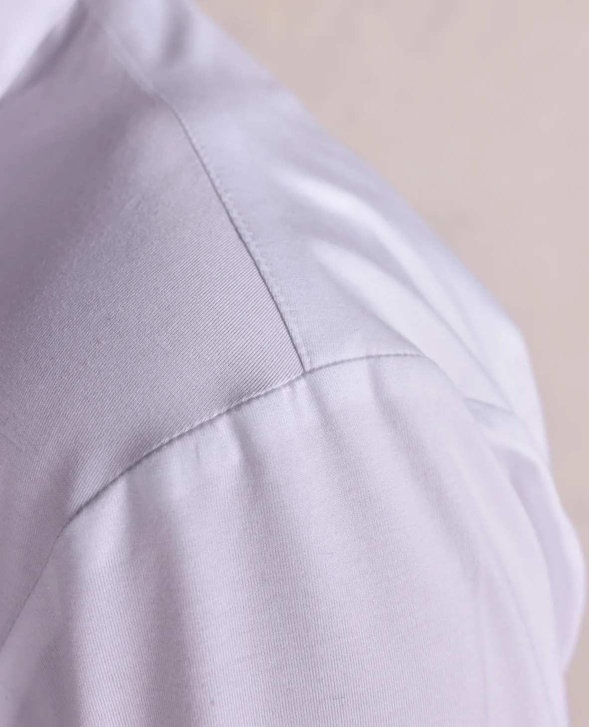 The Hayden - Non-Iron Knit Shirt - White