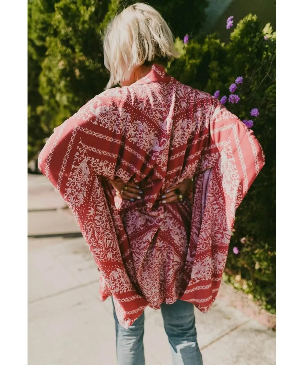 The Lady Kimono Ruby Calalily