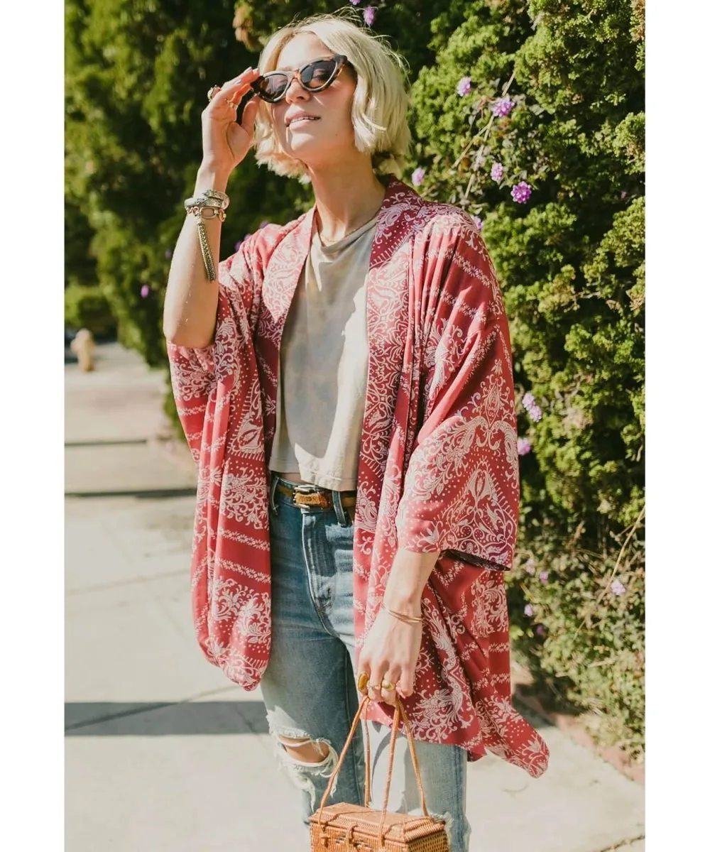 The Lady Kimono Ruby Calalily