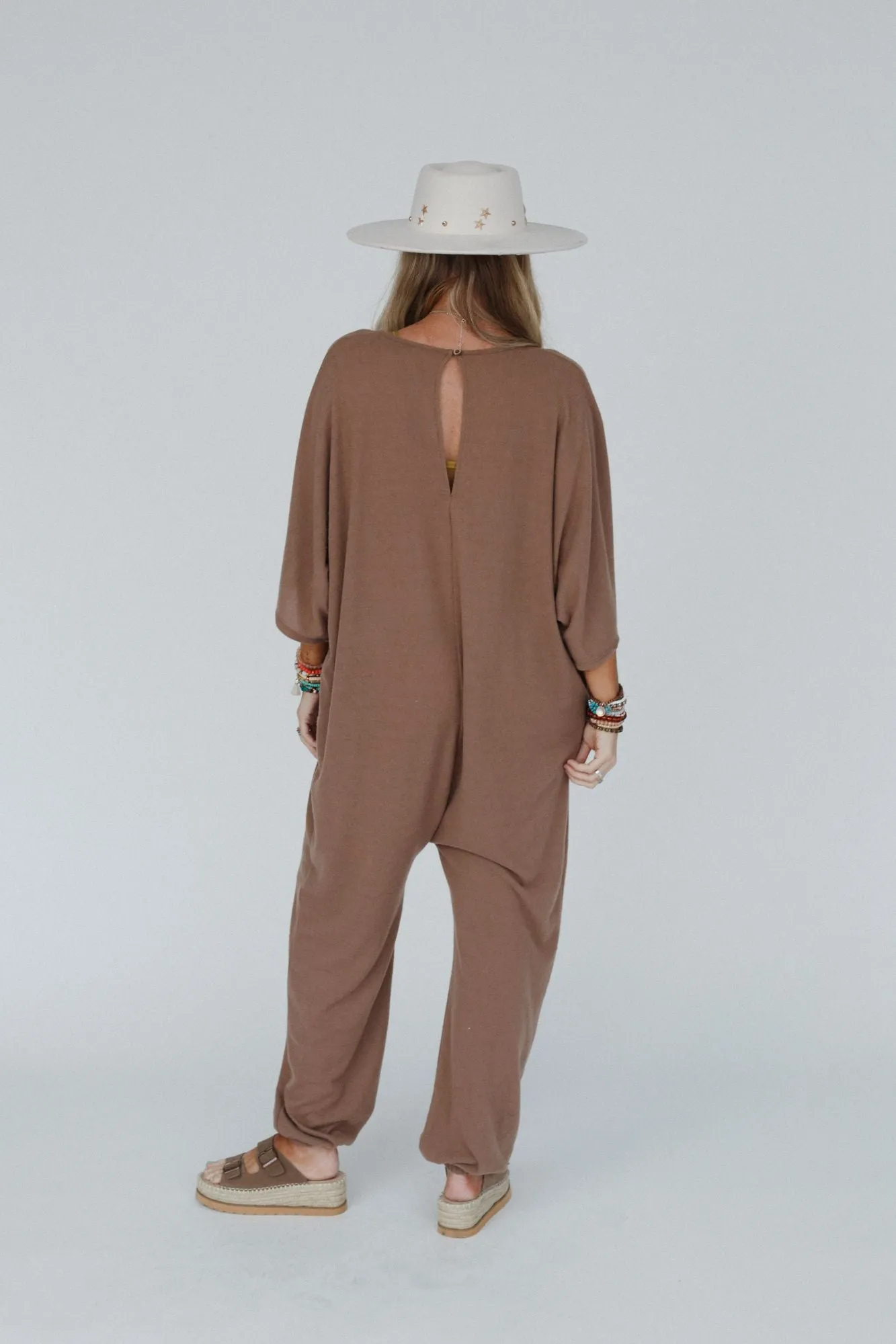 The Nest Lovely As Ever Harem Jumpsuit - Mushroom