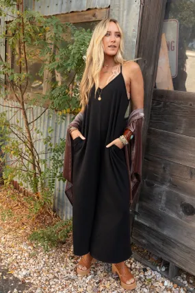 The Nest Oasis Wide Leg Jumpsuit - Black