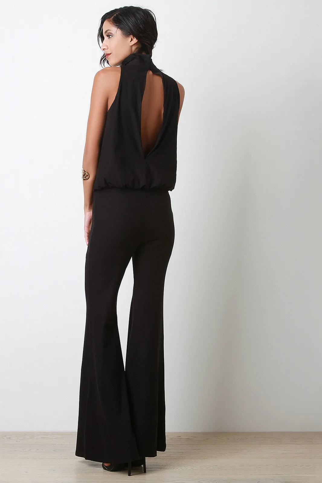 Turtleneck Bell Bottom Jumpsuit