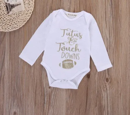 Tutus and Touchdowns Onesie