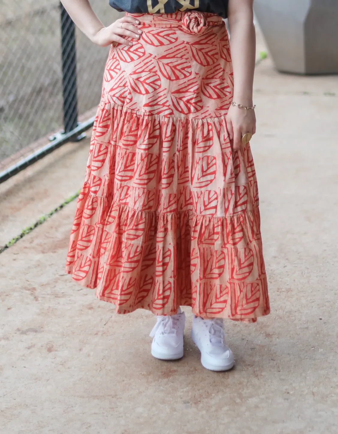 Ugandan Classic Tiered Wrap Skirt