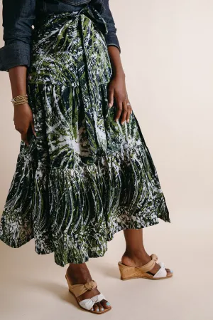 Ugandan Classic Tiered Wrap Skirt