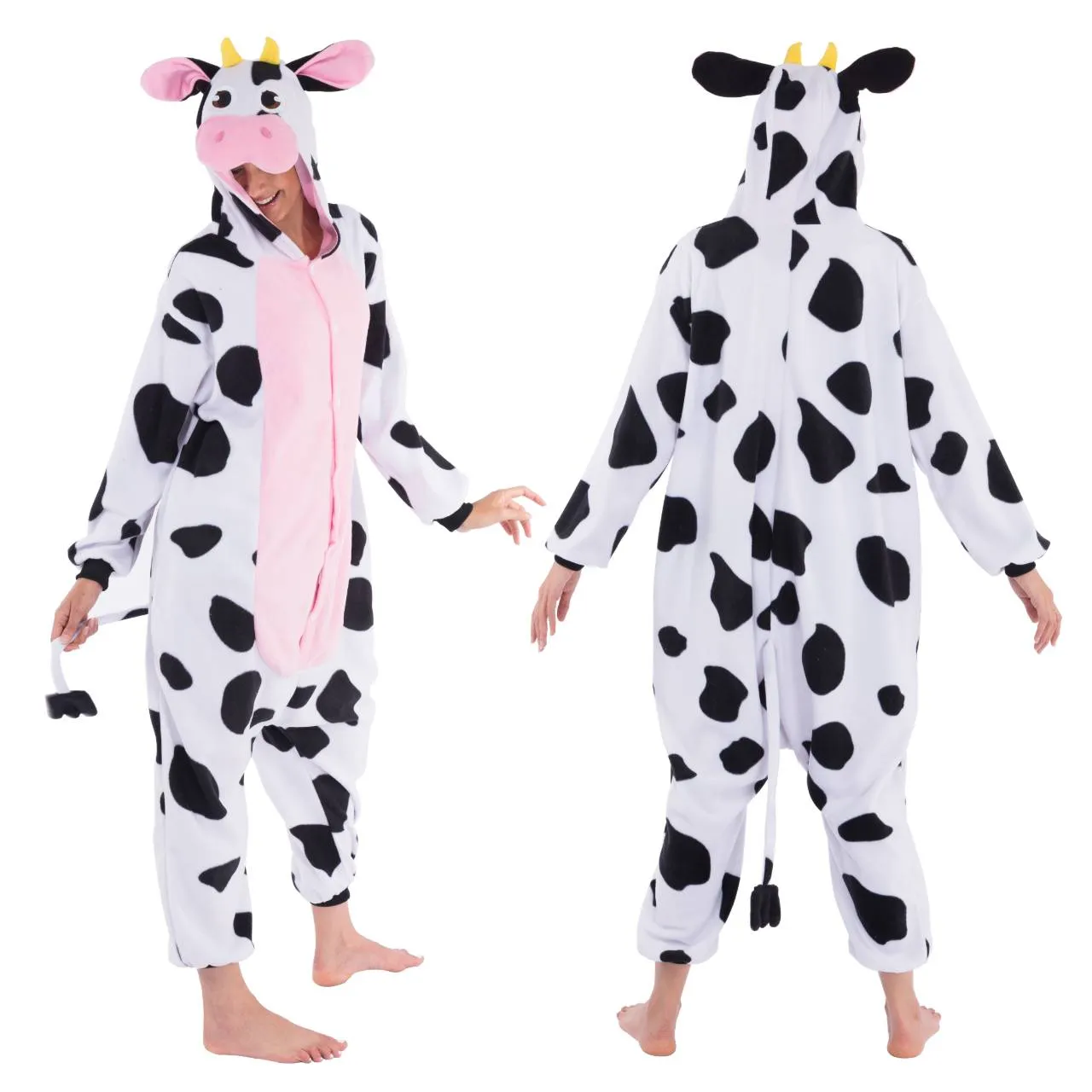 Unisex Adult Pajama Plush jumpsuit