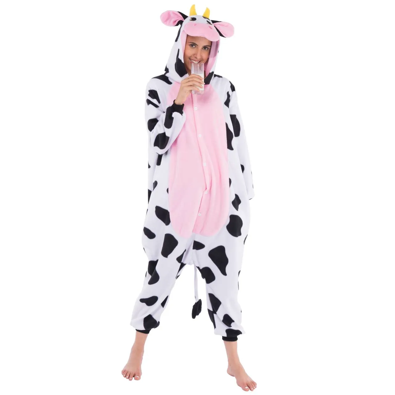 Unisex Adult Pajama Plush jumpsuit