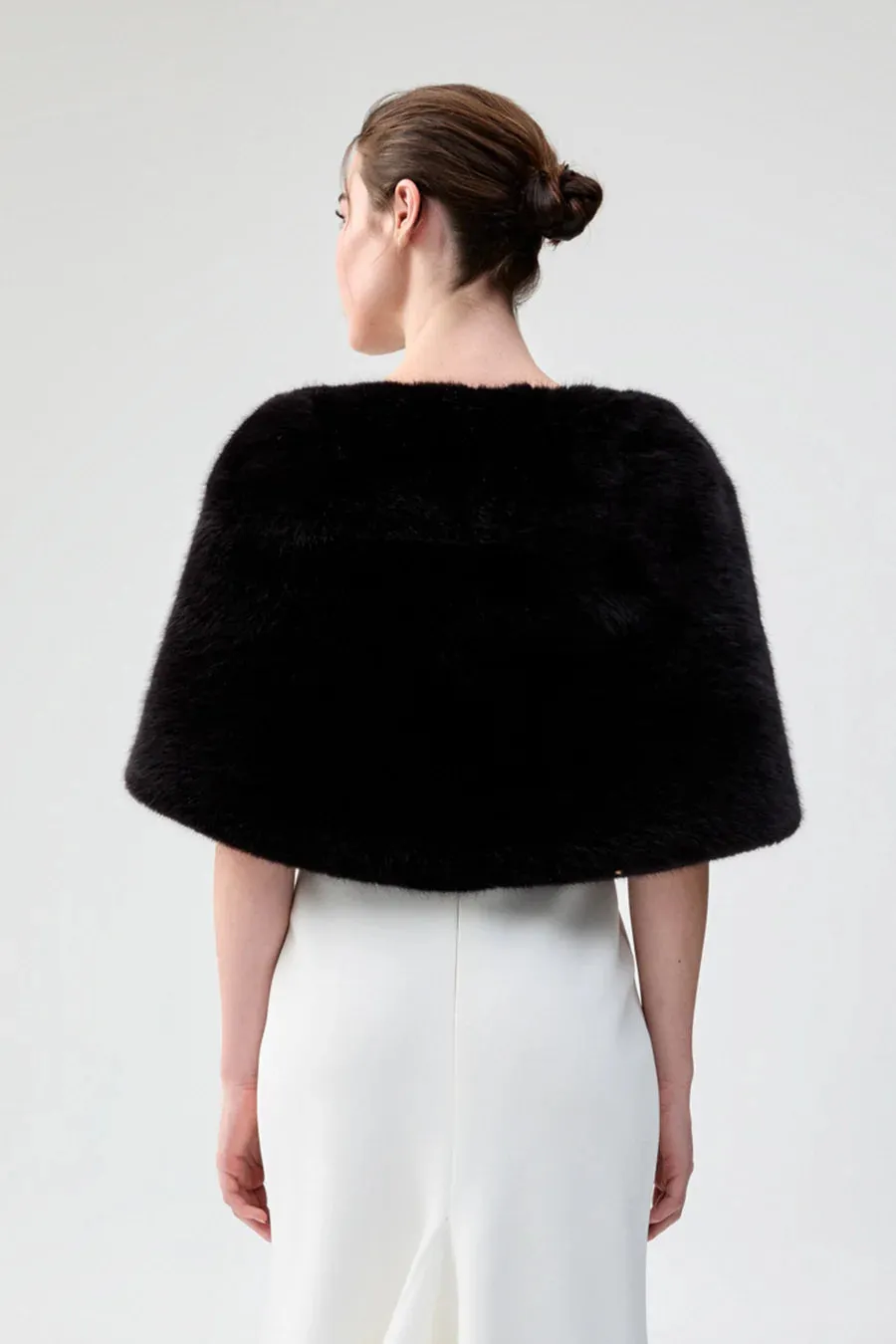 Unreal Fur Yasmin Wrap - Black